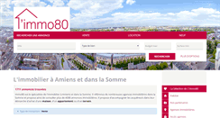 Desktop Screenshot of immo80.fr